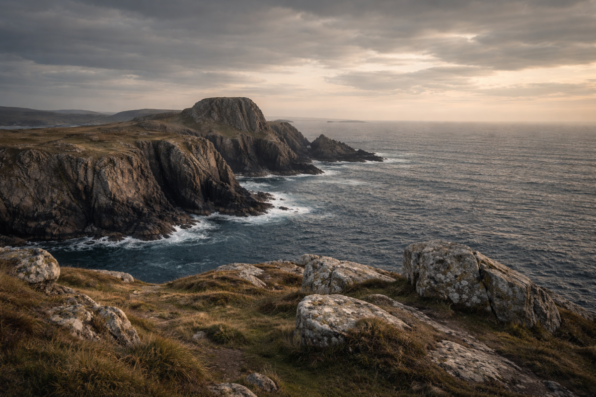 Malin Head, Donegal — the wild Atlantic landscape where Breathwork Facilitator Apprenticeship retreats are held with The Exhale Awakening